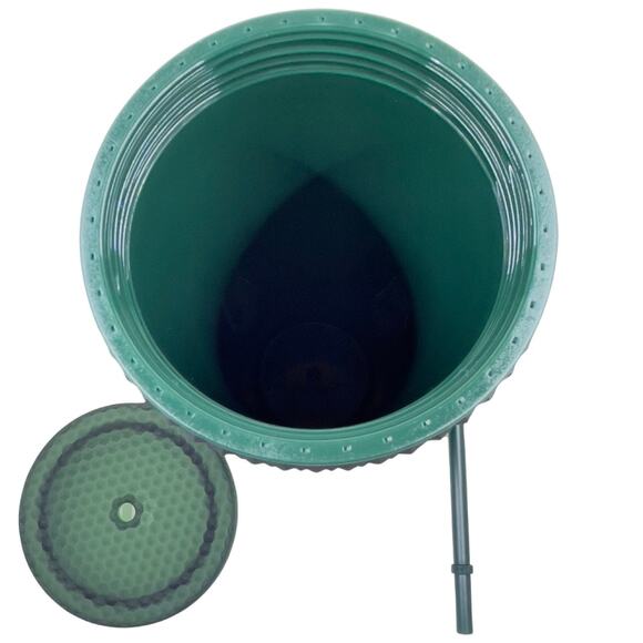 Starbucks NWT Matte Dark Green Studded Tumbler Cold Cup - Venti - 24 fl oz - Picture 8 of 10